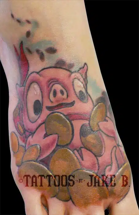 Piggy Bank Tattoo