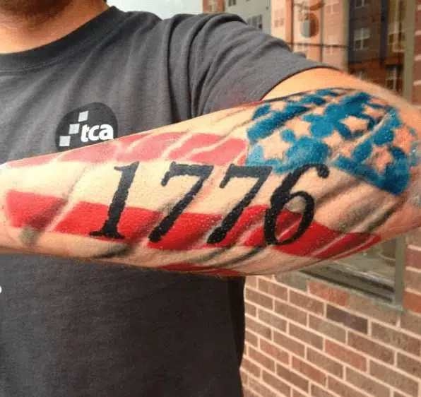 1776 Tattoo Ideas To Prove Your True American Origin