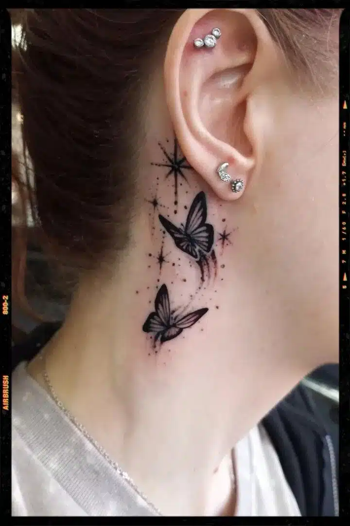 Black Butterfly Tattoos