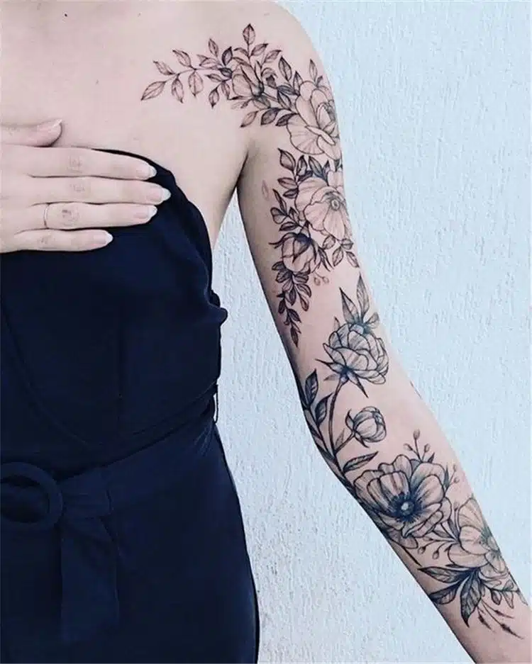 Bluebonnet tattoo sleeve