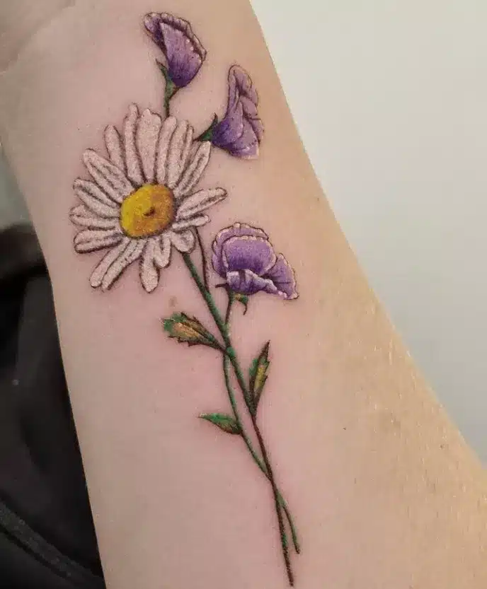 99+ Sweet Pea Flower Tattoos To Remind You Of Goodbyes
