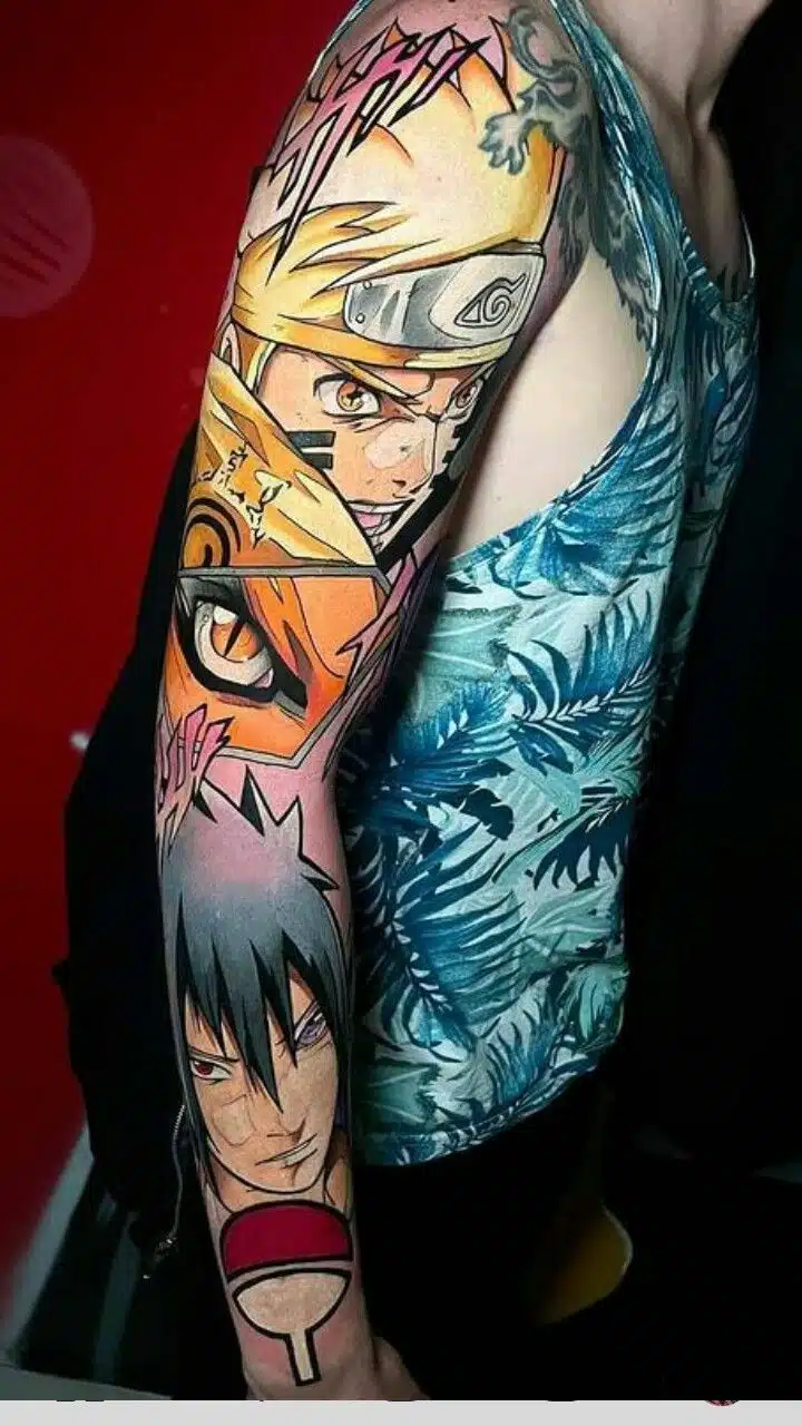 Naruto anime tattoo