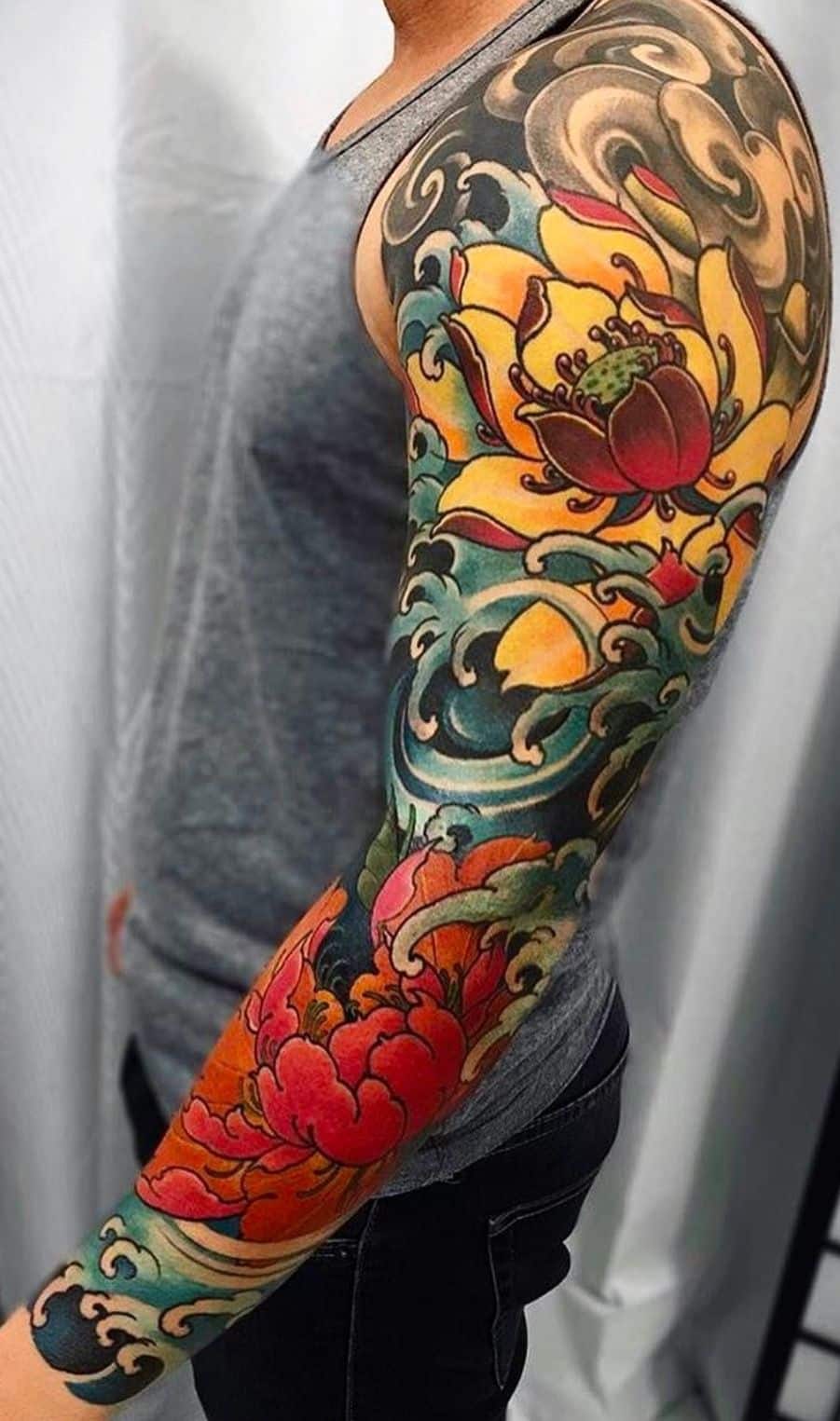 Neo traditional Japanese tattoo