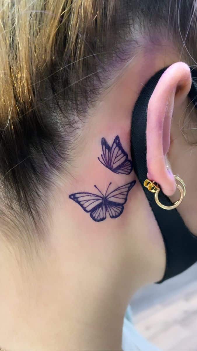 Purple Butterfly Tattoos 3D  Butterfly Tattoo  neartattoos