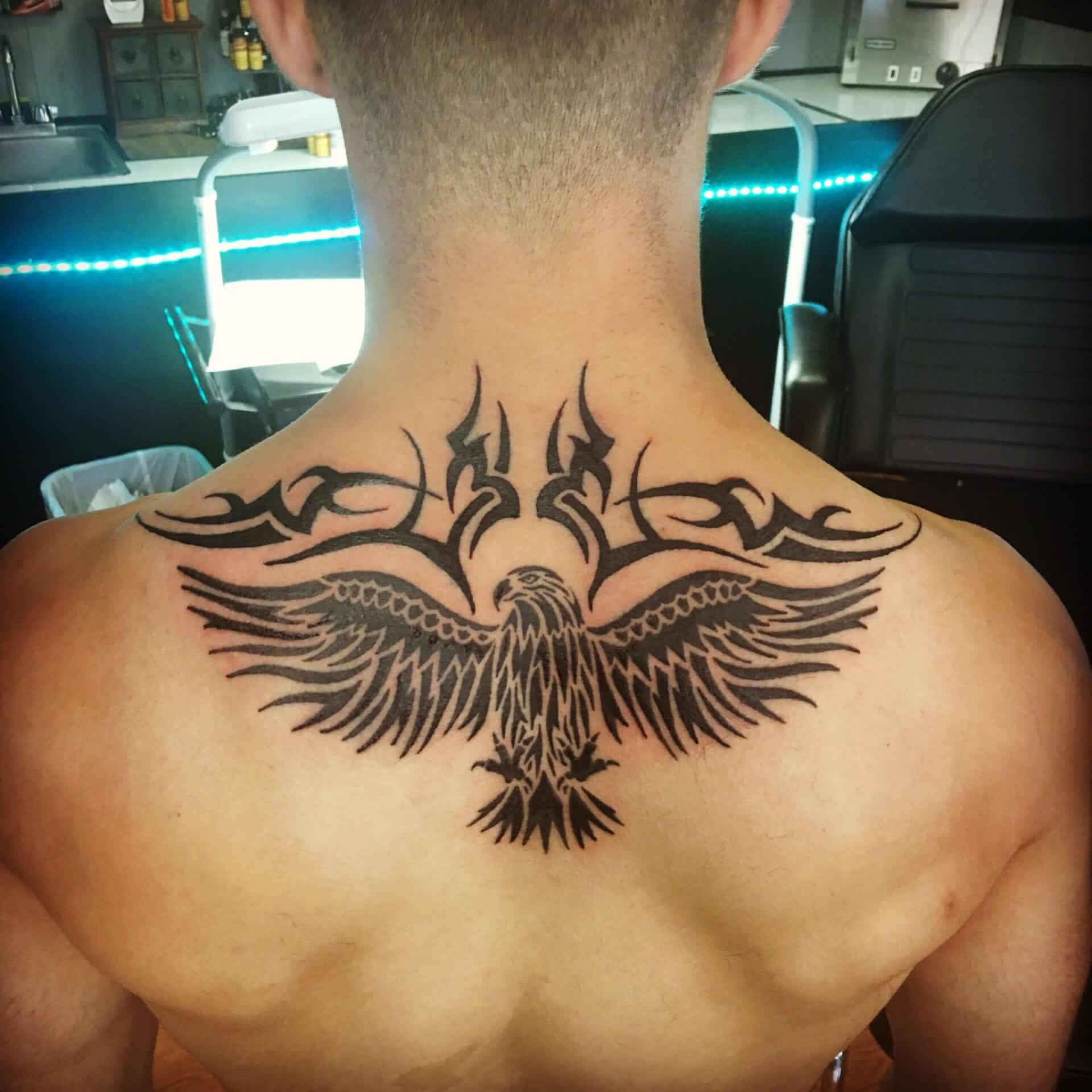 Tribal Eagle Tattoo