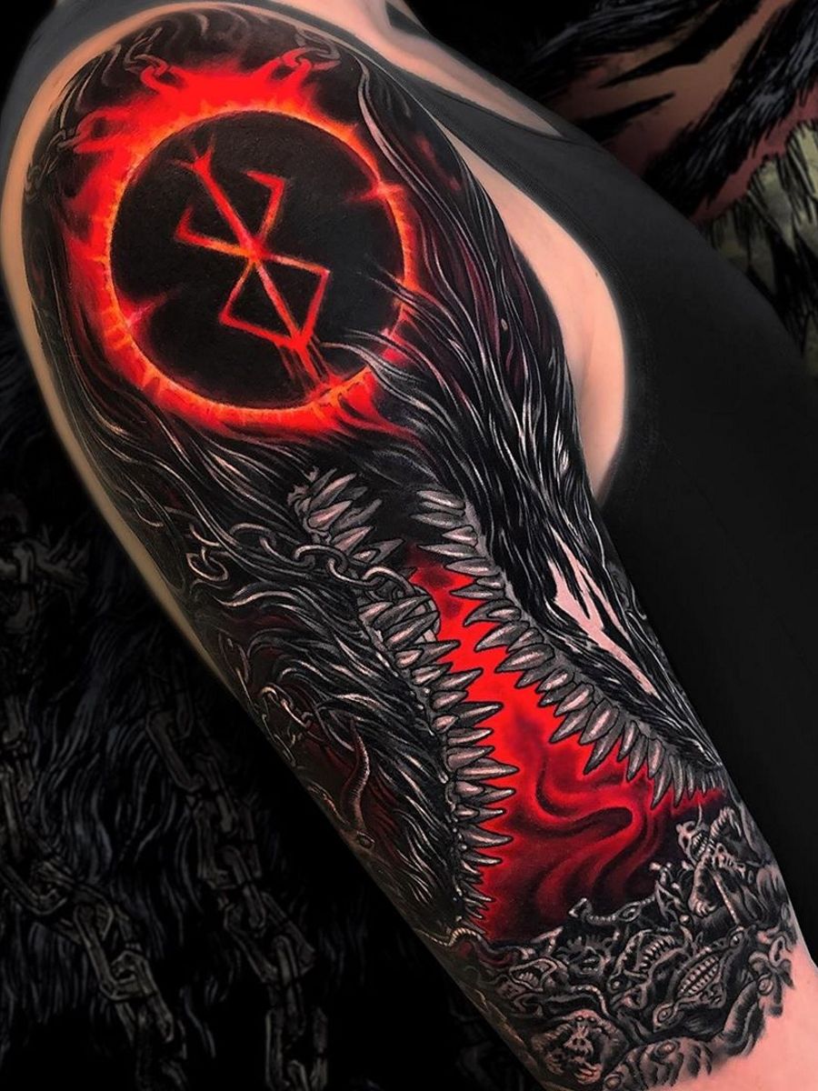 brand of sacrifice tattoo  Thiago Padovani