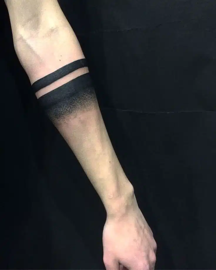 Band Forearm Tattoo For Men