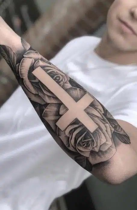 Cross Tattoo for Men