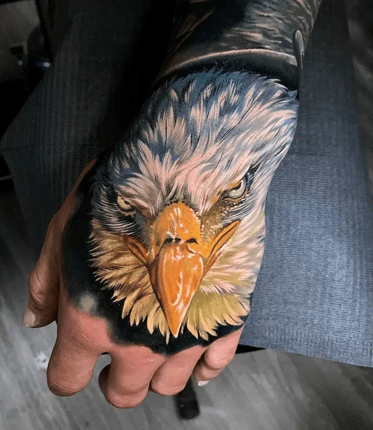 Eagle Hand Tattoos for Men