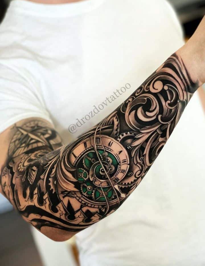 Forearm sleeve tattoos for guys