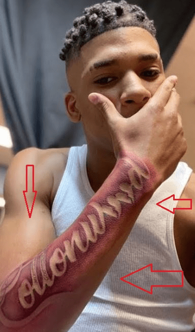 Forearm tattoos for black men