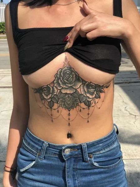 Tattoo ideas for womens breast