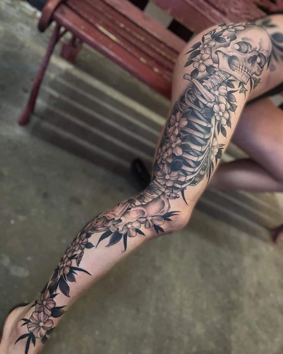 Tattoo ideas for womens legs