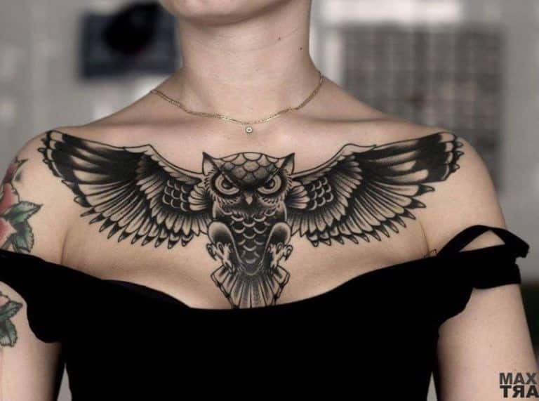 Female Chest Tattoo  Tattoo Ideas and Designs  Tattoosai