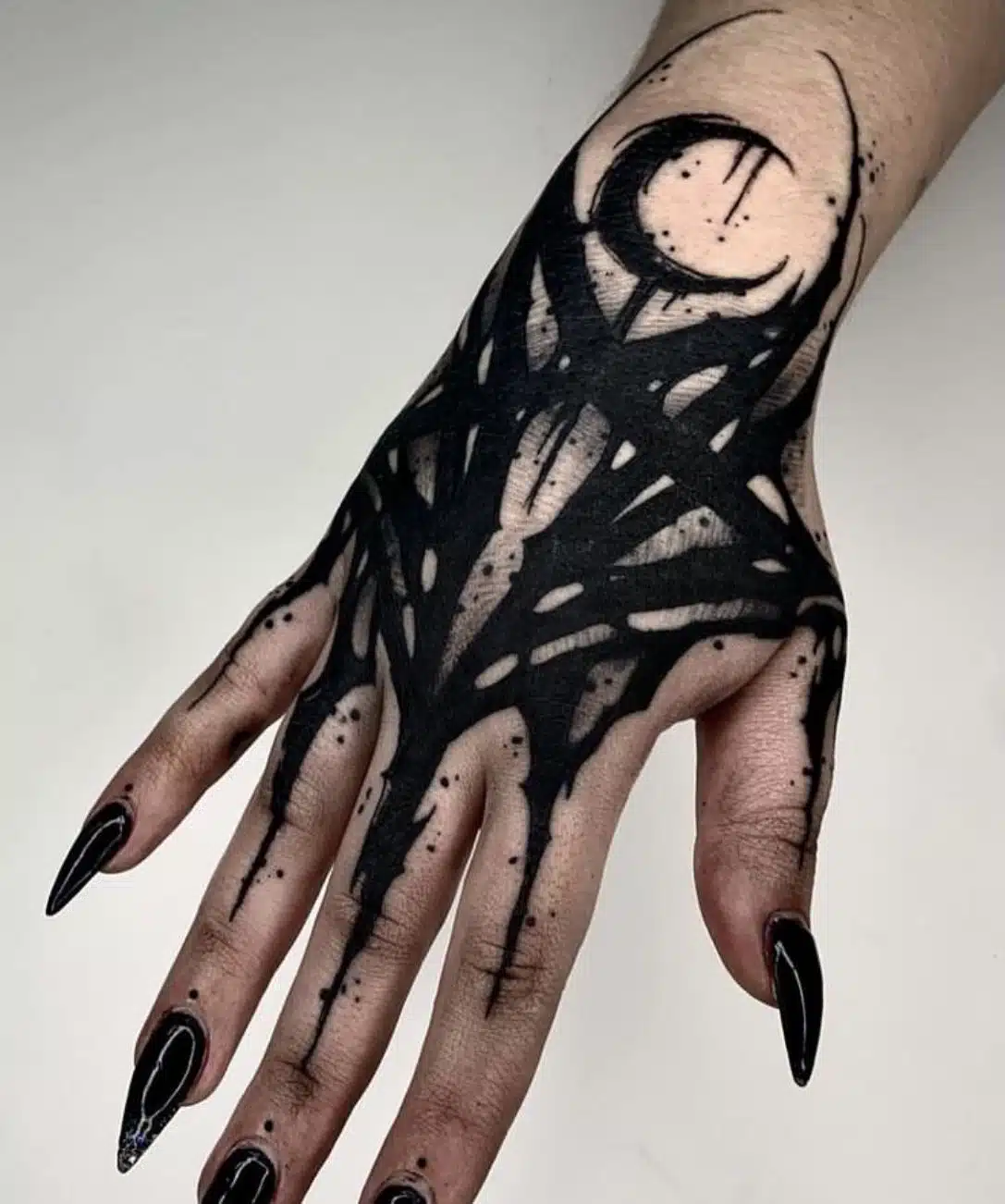 Hand gothic tattoo 1