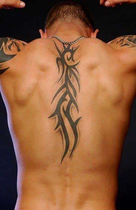 Tribal Spine Tattoo Designs