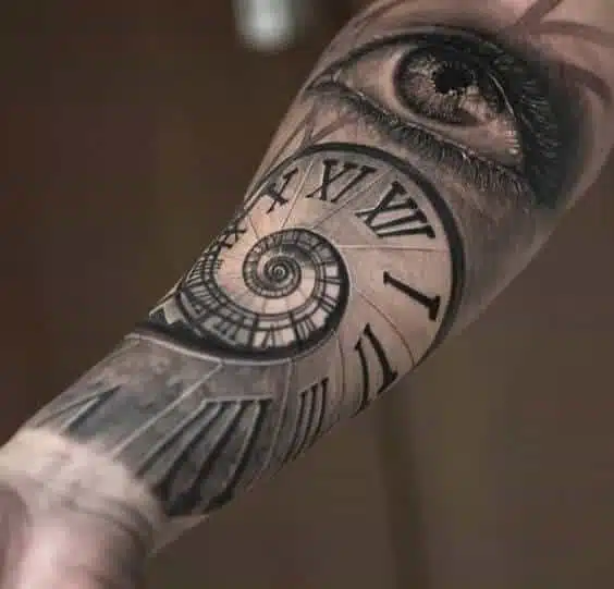 250+ Timeless Clock Tattoos That Lost The Track Of Time
