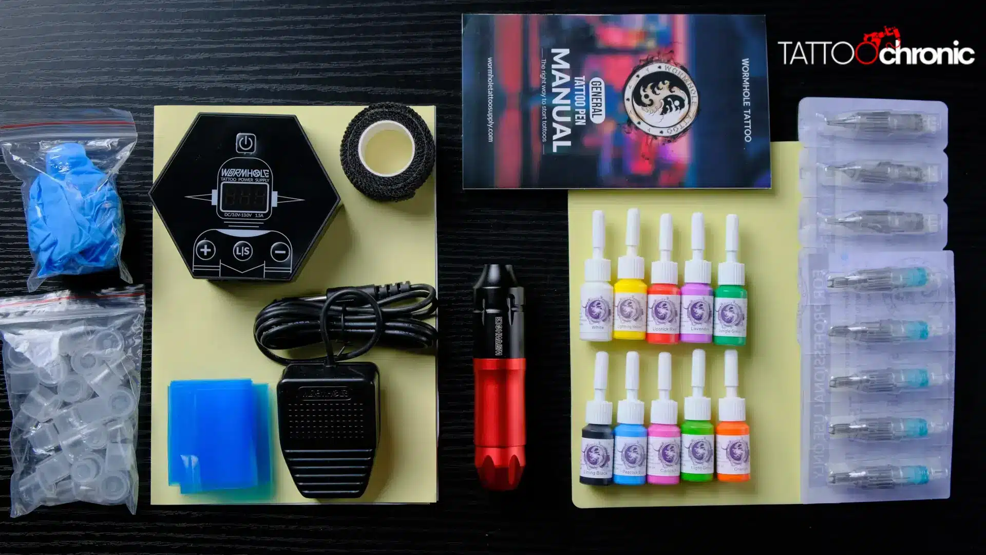 Wormhole Tattoo Pen Kit Review for Beginners Unboxing tattoochronic com