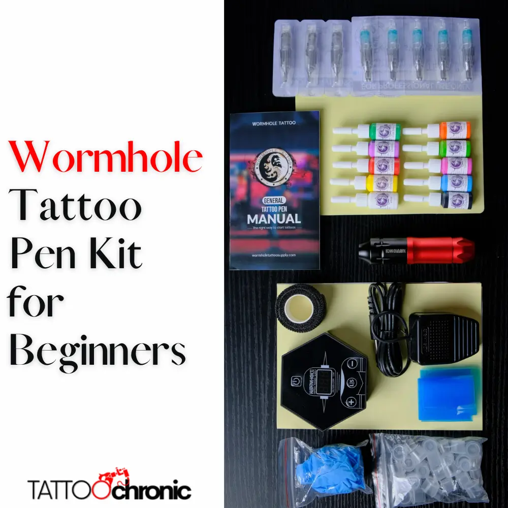 Wormhole Tattoo Pen Kit Review for Beginners description box tattoochronic com 1