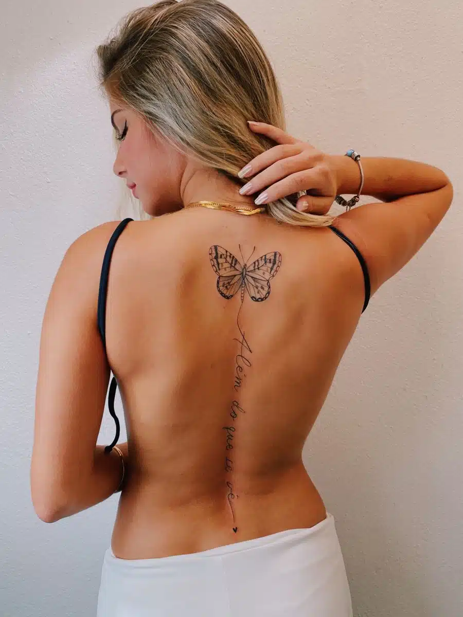 Back tattoo placement ideas for women