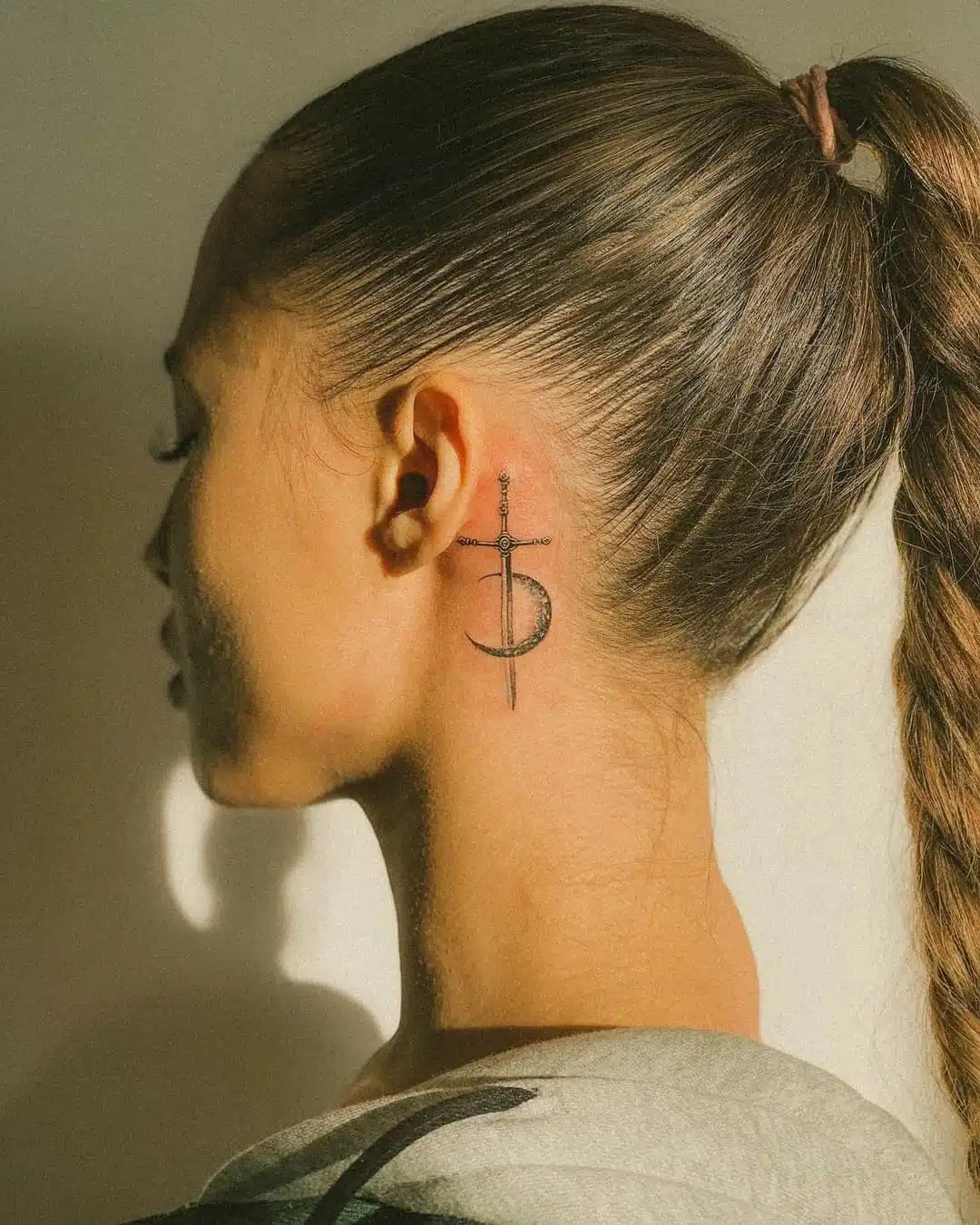 Behind the ear tattoo placement ideas for women