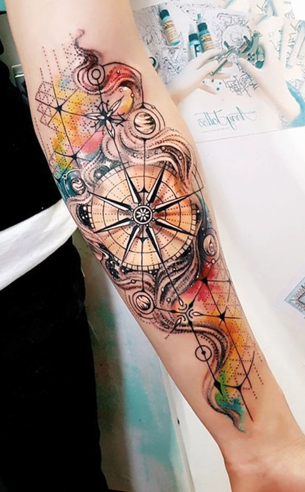 Inner forearm tattoo placement ideas for women