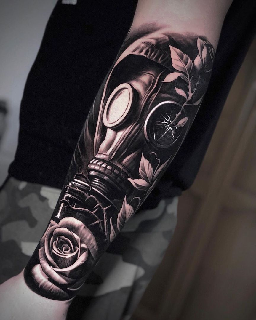 Realism Forearm Tattoos for Men
