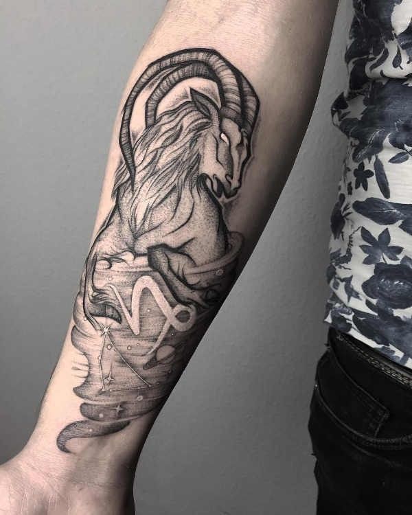165+ Capricorn Tattoos That Show Your Ambitious Personality