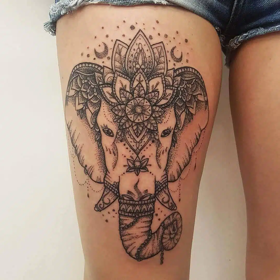 Animal Mandala Tattoo