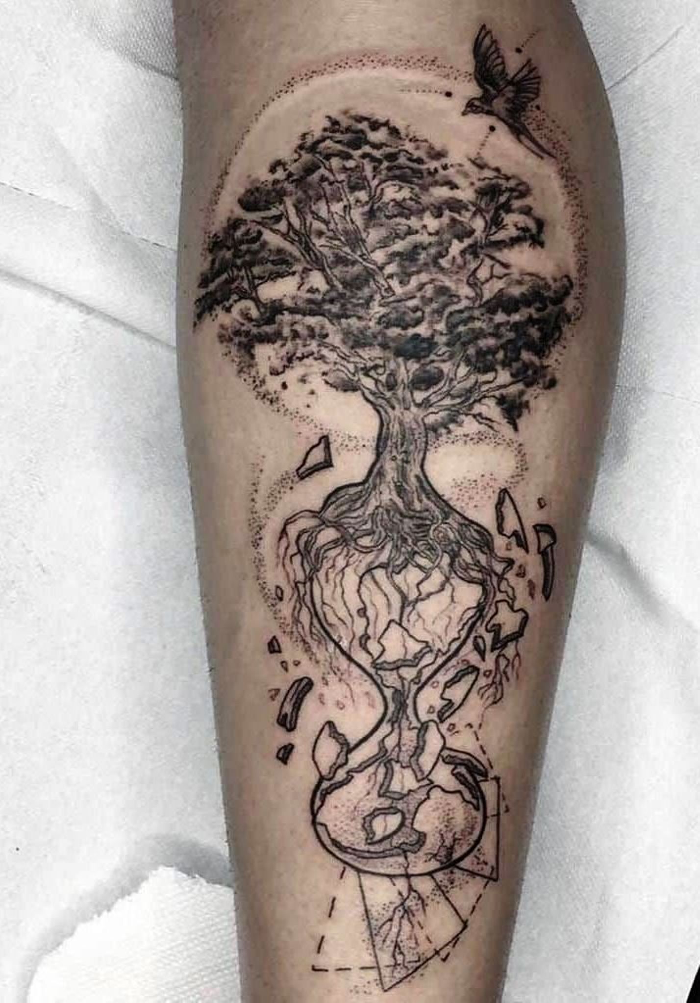 Tree Of Life Arm Tattoo For Women