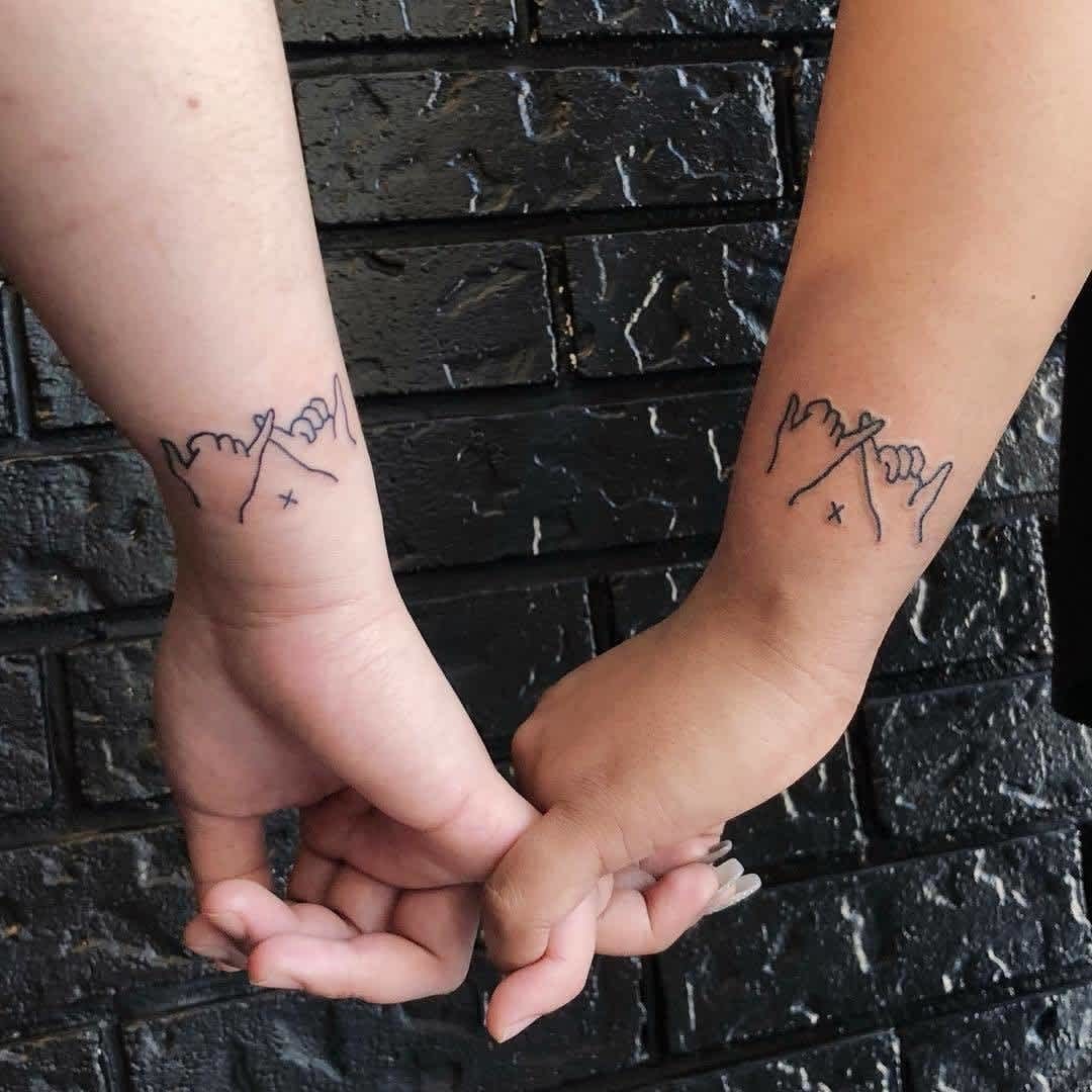 Wrist Pinky Promise Tattoo