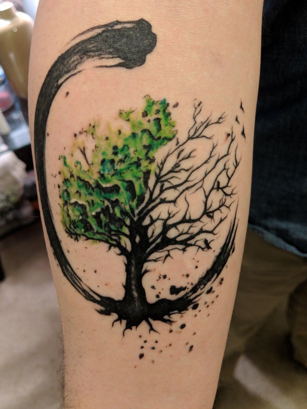 Abstract Tree Of Life Tattoo