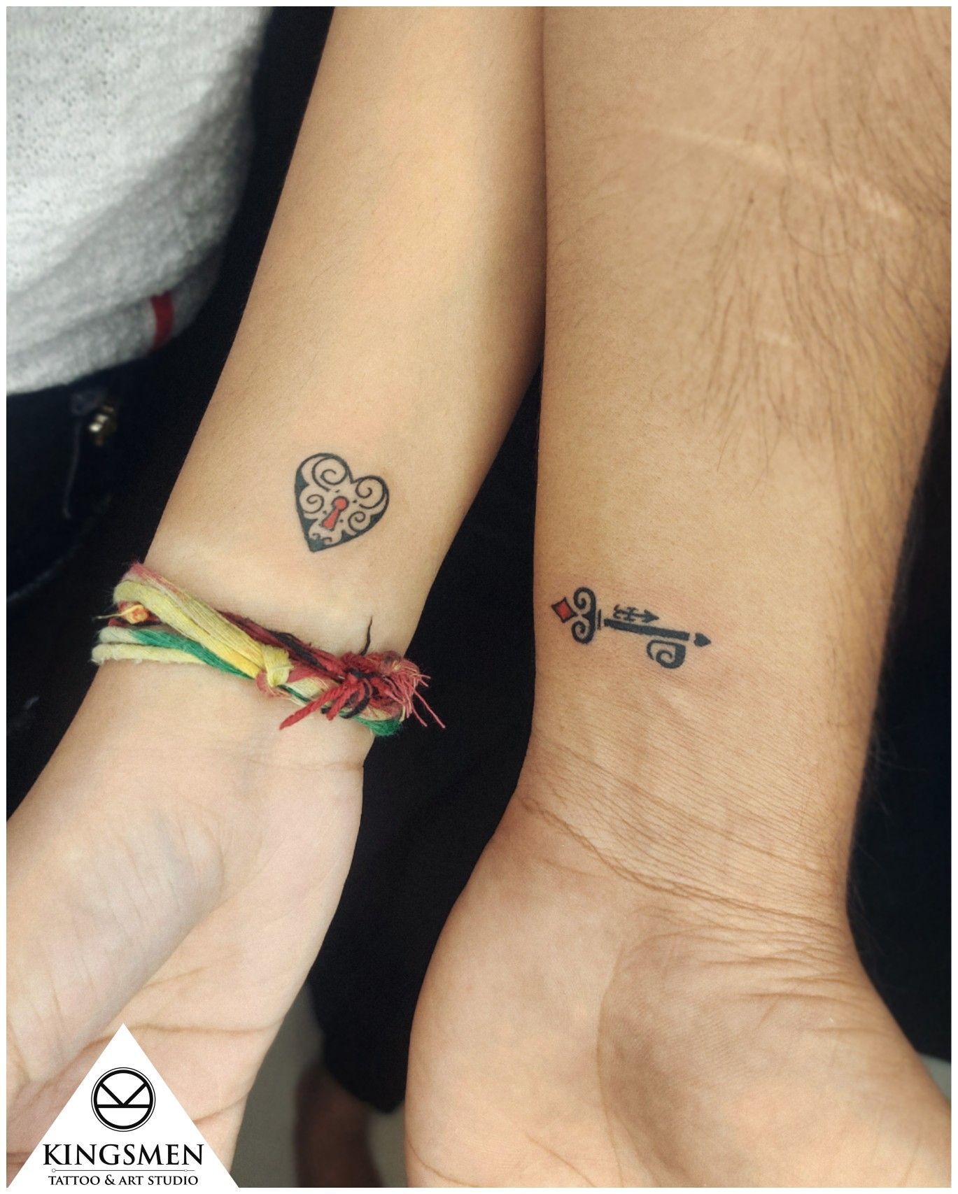 Heart Lock And Key Tattoo