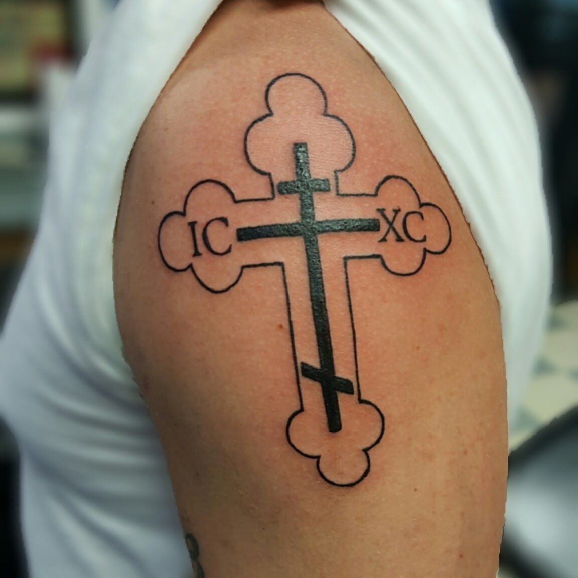 Orthodox Cross Tattoo