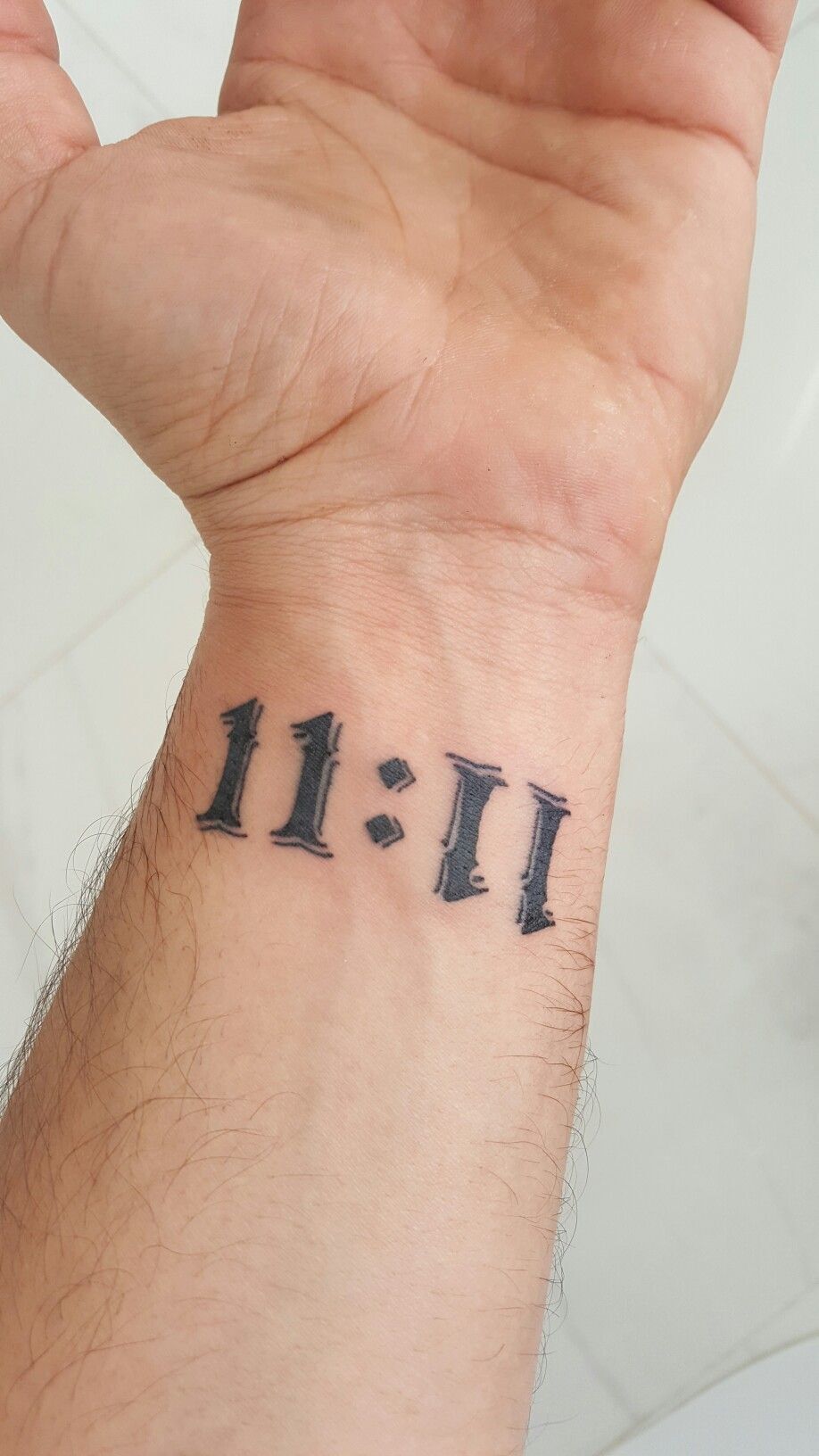 11:11 tattoo men