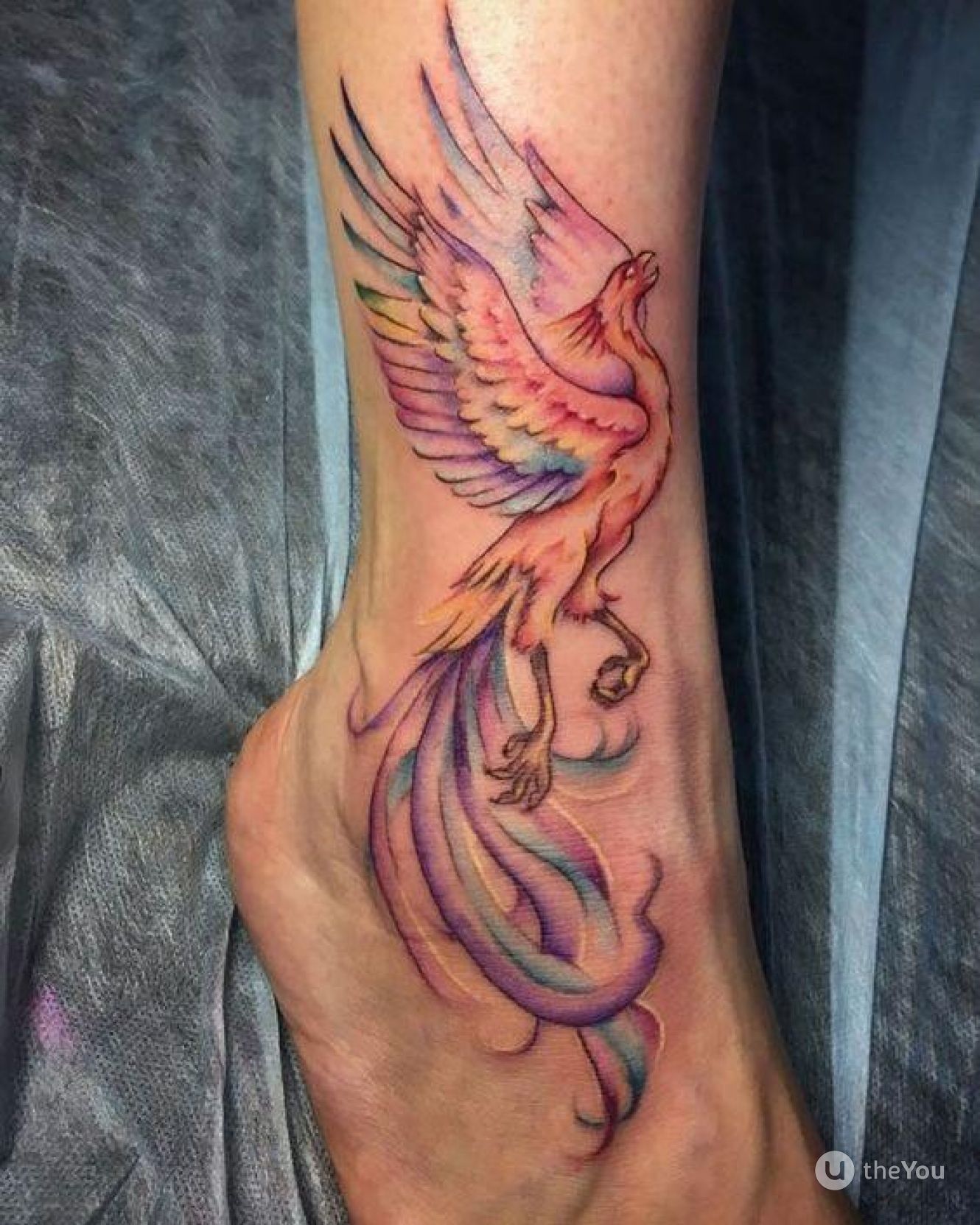 Wrist Ankle Phoenix Tattoo