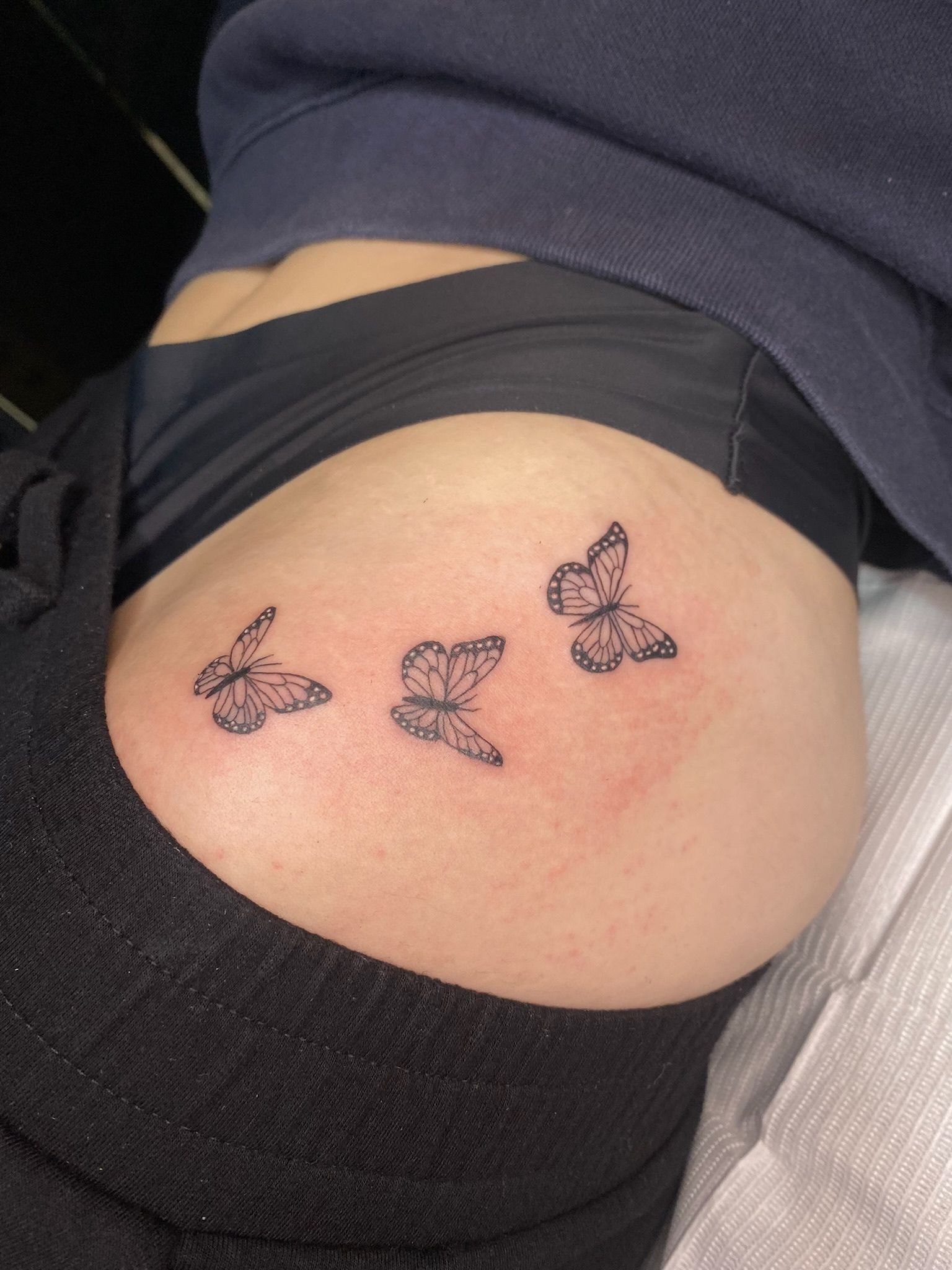 Butterfly Crotch Tattoo